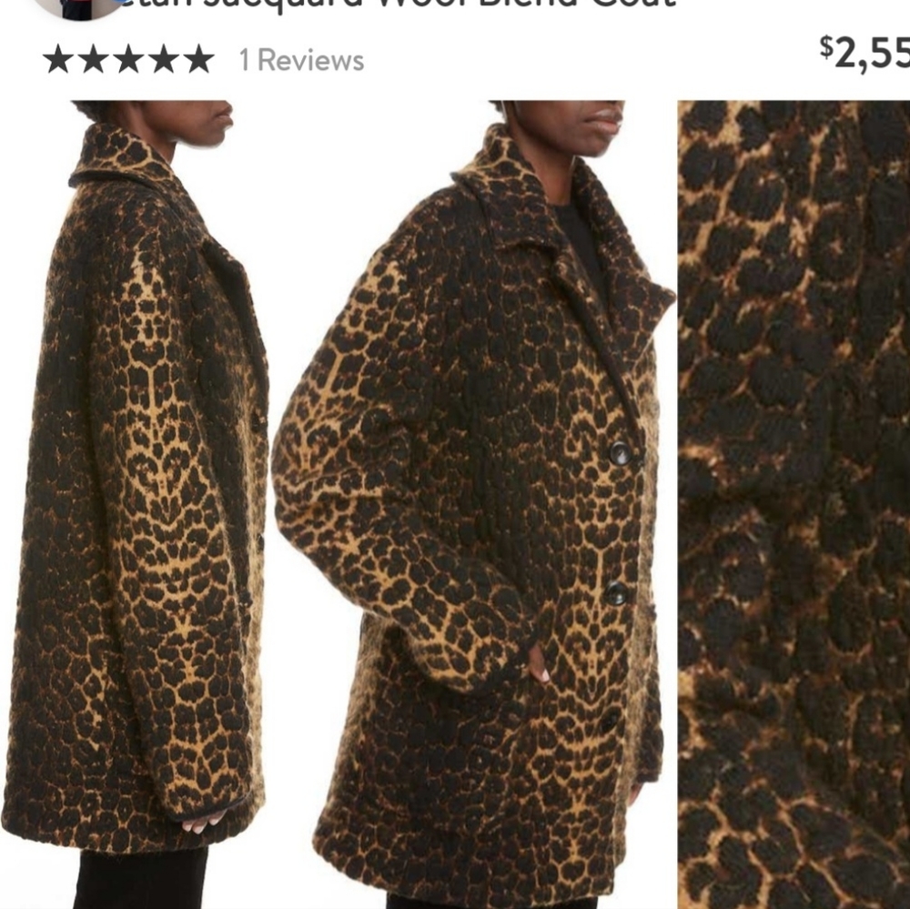 YSL leopard coat - Picture 2 of 5
